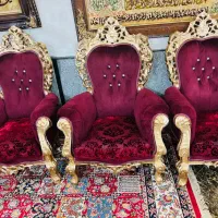 مبل استیل سلطنتی ۷ نفره|مبلمان خانگی و میز عسلی|تهران, نازیآباد|دیوار