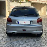 ۲۰۶ تیپ ۲ سه تیکه پلمپ|خودرو سواری و وانت|رشت, انصاری|دیوار