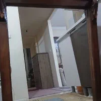 آینه دور چوبی