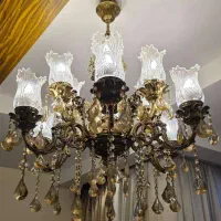 ۳۰ شعله لوستر برنز|لوستر و چراغ آویز|تهران, مجیدآباد|دیوار