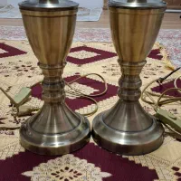 آباژور یک جفت سالم در حد نوع|چراغ خواب و آباژور|آستارا, |دیوار