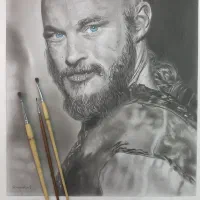 آموزش طراحی چهره سیاه قلم و پذیرش سفارش