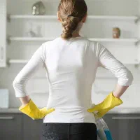 تمیزکارخانم برای خانه