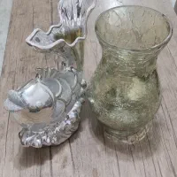 گلدان تزئینی کریستال و گلدان طرح ماهی