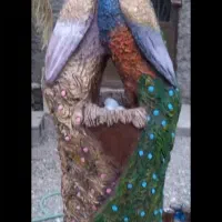 مجسمه طاووس|مجسمه، تندیس، ماکت|کرمان, |دیوار