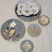 دیوار کوب سفالی|تابلو، نقاشی، عکس|رشت, رودباری|دیوار