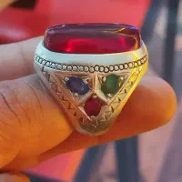 انگشتر یاقوت دستساز