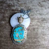انگشتر و پلاک فیروزه