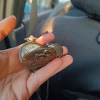 ساعت دوتایی قدیمی سالم