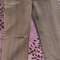 شلوار لی قهوای نو رنگ سال