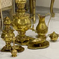 سماور زغالی برنجی