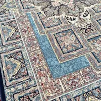 فرش‌قهرمانی جفت۶متری زمردمشهد ۱۲۰۰ اصل|فرش|اراک, |دیوار