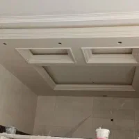 گچبری طرح‌ کناف قاب بندی دیوار