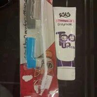 مسواک دوسر پت و خمیر دندان