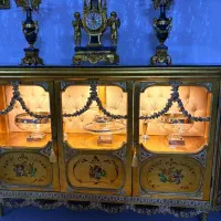 کنسول و ساعت شمعدان ست|بوفه، ویترین، کنسول|ری, دیلمان|دیوار