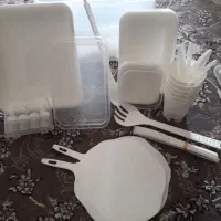 ظروف مسافرتی شیش نفره سالم اصلا استفاده نشده