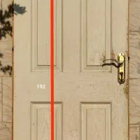 درب چوبی اتاق همراه چهار چوب|مصالح و تجهیزات ساختمان|خورموج, |دیوار