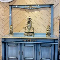 سرویس آینه و کنسول چوب راش مدل تیتانیوم آبی|بوفه، ویترین، کنسول|تهران, ائمه اطهار|دیوار