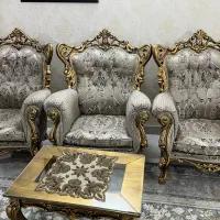 مبل سلطنتی با چوب راش بدون موریانه تضمینی