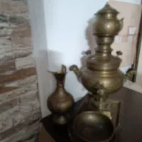 سماور ذغالی برنجی