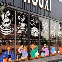 تابلوسازی برچسب شیشه روزرنگ شبرنگ مات کن