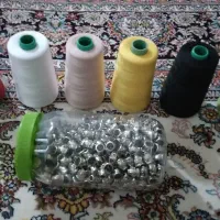لوازم خیاطی نخ دکمه و پرچ و سر منگوله