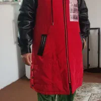 پافردوروع. کاپشن استین چرم