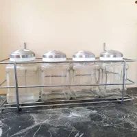 جا ادویه ای استندار درب  استیل
