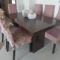 میز و صندلی شش نفره ناهارخوری
