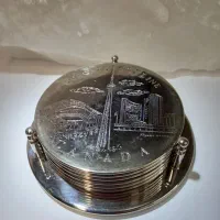 زیر لیوانی خاص و جذاب با روکش نقره و قدمت بالا