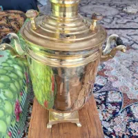 یک سماور استوانه ای روسی به شرط پلمپ|کلکسیون اشیاء عتیقه|سقز, |دیوار