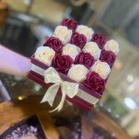 انواع دسته گل روبانی/خواستگاری/کادو/نامزدی|گل مصنوعی|رشت, پاستوریزه|دیوار