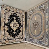 فرش گل افشان سورمه ای/۱۲۰۰شانه نخ ترک کد۵۰۰۵|فرش|شیراز, لاله|دیوار