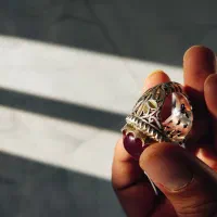 انگشتر نقره یاقوت استار فوق کلکسیونی رکاب علیخانی|جواهرات|اردبیل, |دیوار