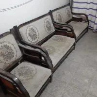 مبل چوبی ۸نفره کارکرده