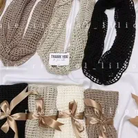 شال کاموایی رینگی قلاب بافی کار دست|لباس|پرند, فاز ۴|دیوار