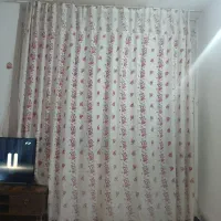 پرده.  سالن.    سالم.  تمیز