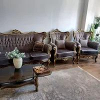 مبل استیل سالم نسکافه ای رنگ