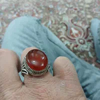 انگشتر نقره قدیمی رکاب دست|جواهرات|خمینی‌شهر, |دیوار