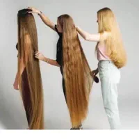قیچی زن و ویزیتور موهای رنگی وطبیعی