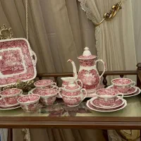 سرویس چایی خوری انتیک و قدیمی و عتیقه انگلیسی|کلکسیون اشیاء عتیقه|تهران, تجریش|دیوار