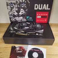 کارت گرافیک asus rx580 8G ماین نشده درحد آک