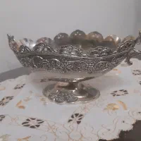 میوه خوری و شکلات خوری سیلور طرح انگور|ظروف سرو و پذیرایی|تهران, شهرآرا|دیوار