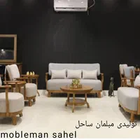 مبل مینی مال لهستانی 7نفره قالب راش گرجستان شرکتی|مبلمان خانگی و میز عسلی|آبیک, |دیوار