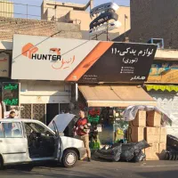 چراغ جلو عقب پراید پژو رودری131جلوپنجره سپر قالپاق