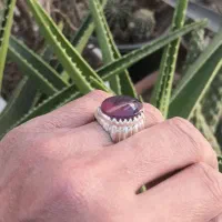 انگشتر نقره کاملا دست‌ساز|جواهرات|اصفهان, شاه پسند|دیوار