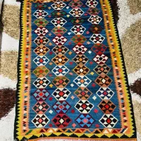 گلیم بافت قشقایی|گلیم، جاجیم، گبه|شیراز, تاچارا|دیوار