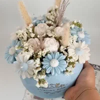 سفارش انواع شمع یلدا و باکس گل