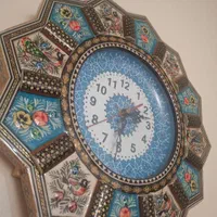 ساعت دیواری خاتم کاری