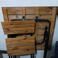 میزصندلی چوبی